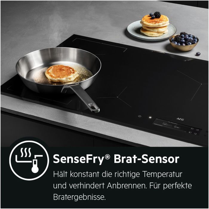 AEG Autarkes Induktions-Kochfeld Serie 7000 SenseFry® IAS8443BXB // 70€ Cashback