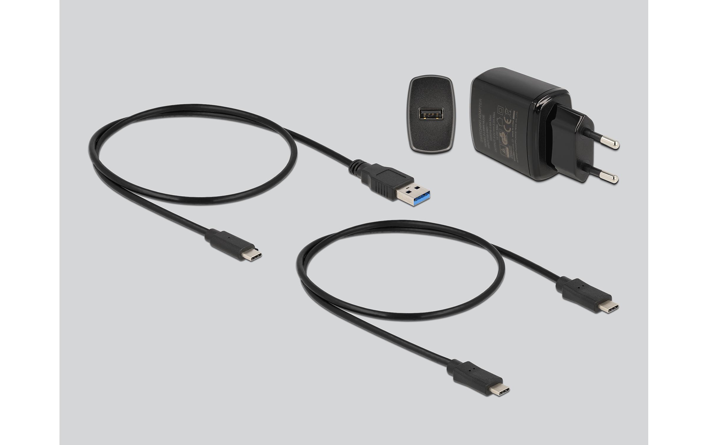 Docking- und Klonstation für 2x M.2 NVMe<br>Delock M.2 Dockingstation für 2 x M.2 NVMe PCIe SSD mit Klon Funktion
