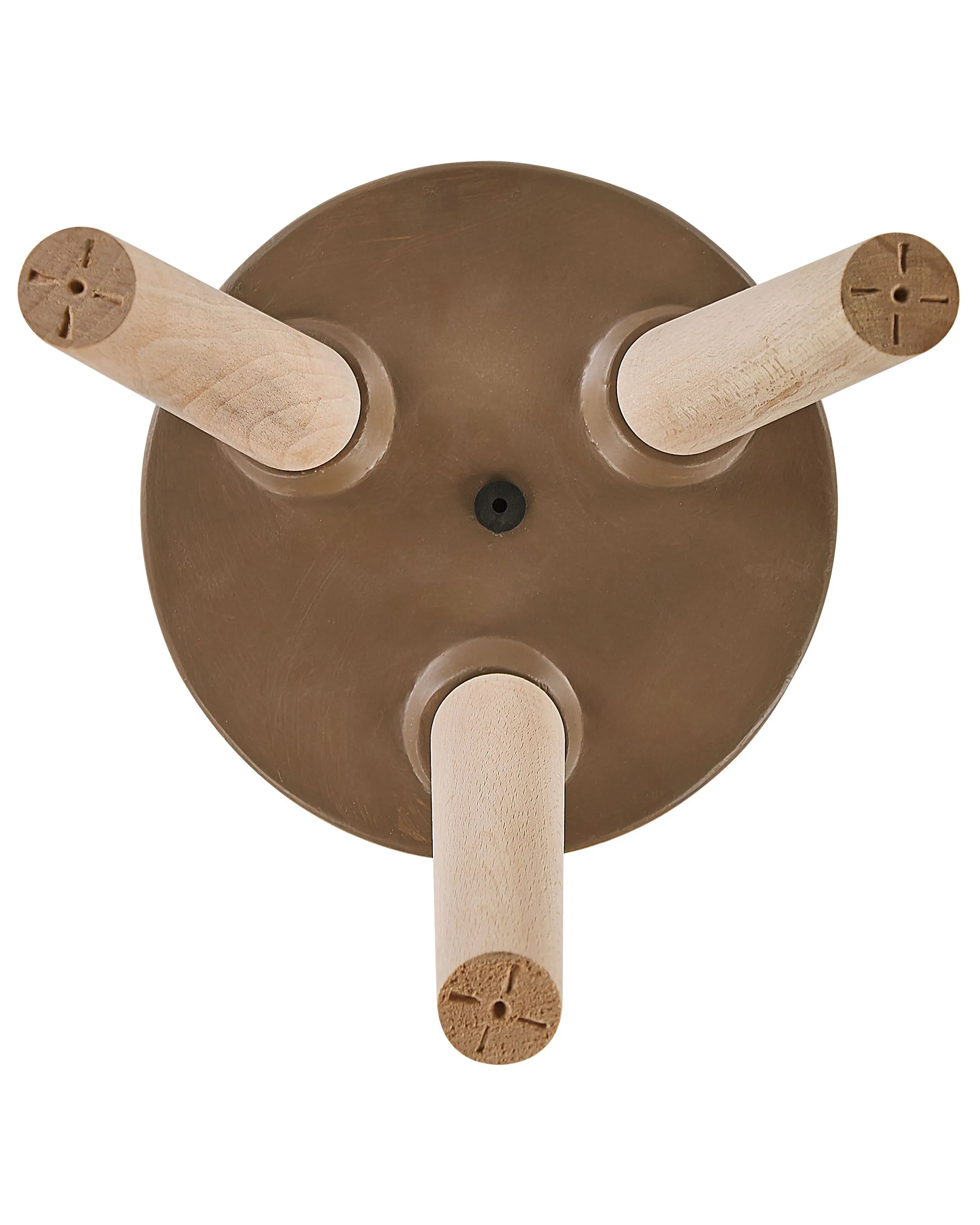 Verhoogde bloempot KOTTES 22 cm Lichtbruin