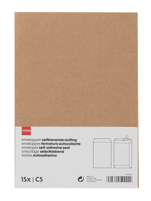 15 enveloppes C5