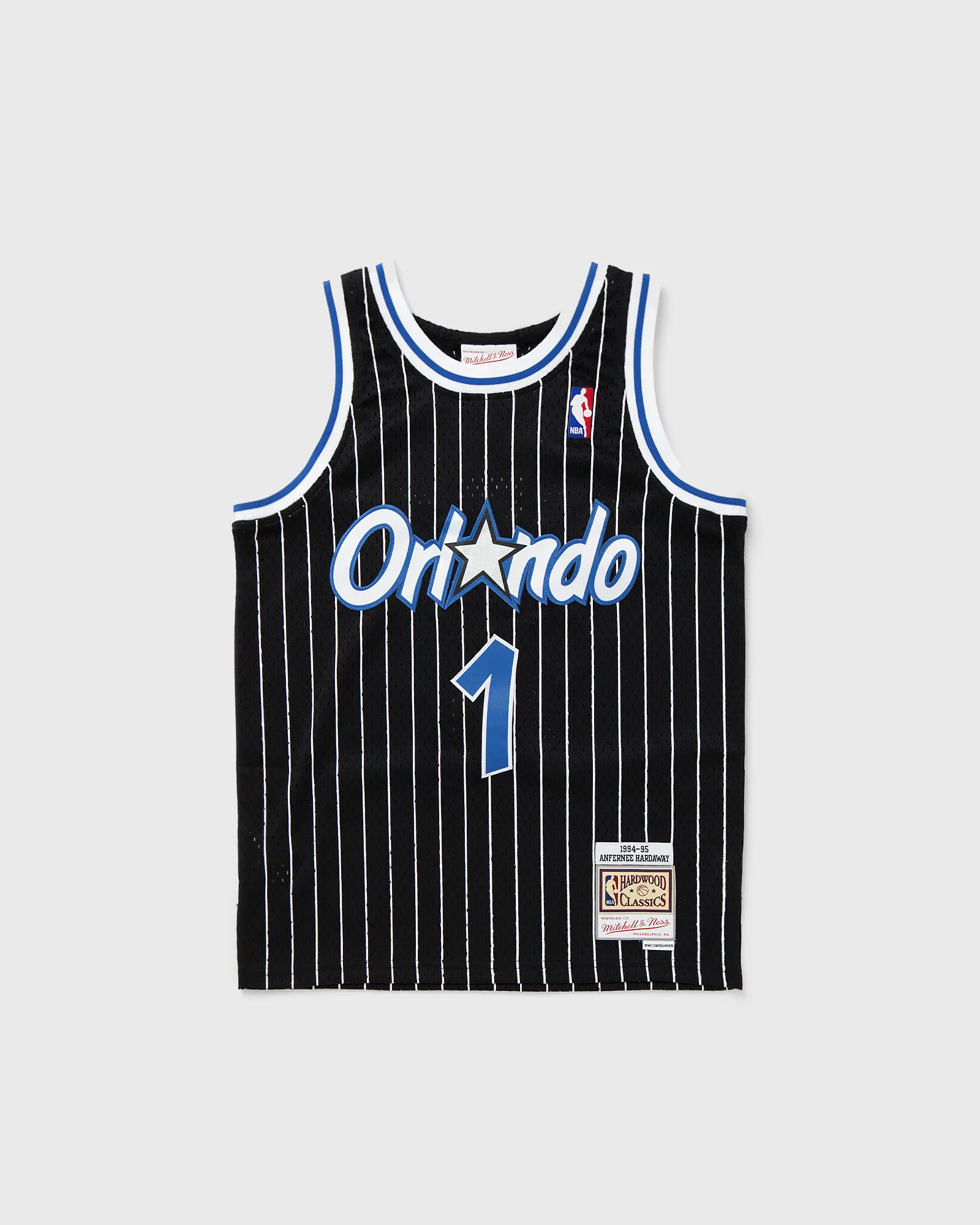 Mitchell & Ness NBA SWINGMAN JERSEY ALT.- MAGIC HARDAWAY ANFERNEE 1994