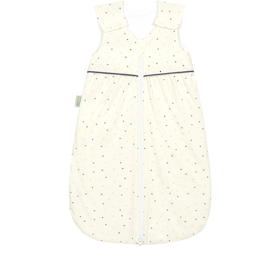 odenwälder Babynest Jersey Schlafsack Anni heartstars blue