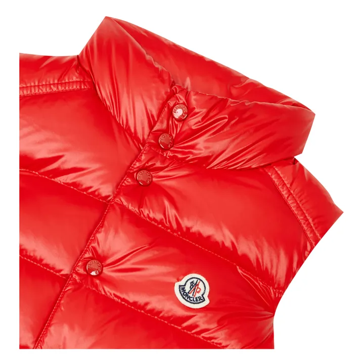 Moncler Doudoune Sans Manches Tib Gilet | Rouge