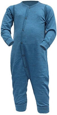 Devold Breeze Baby Pysjamas, Blue Melange
