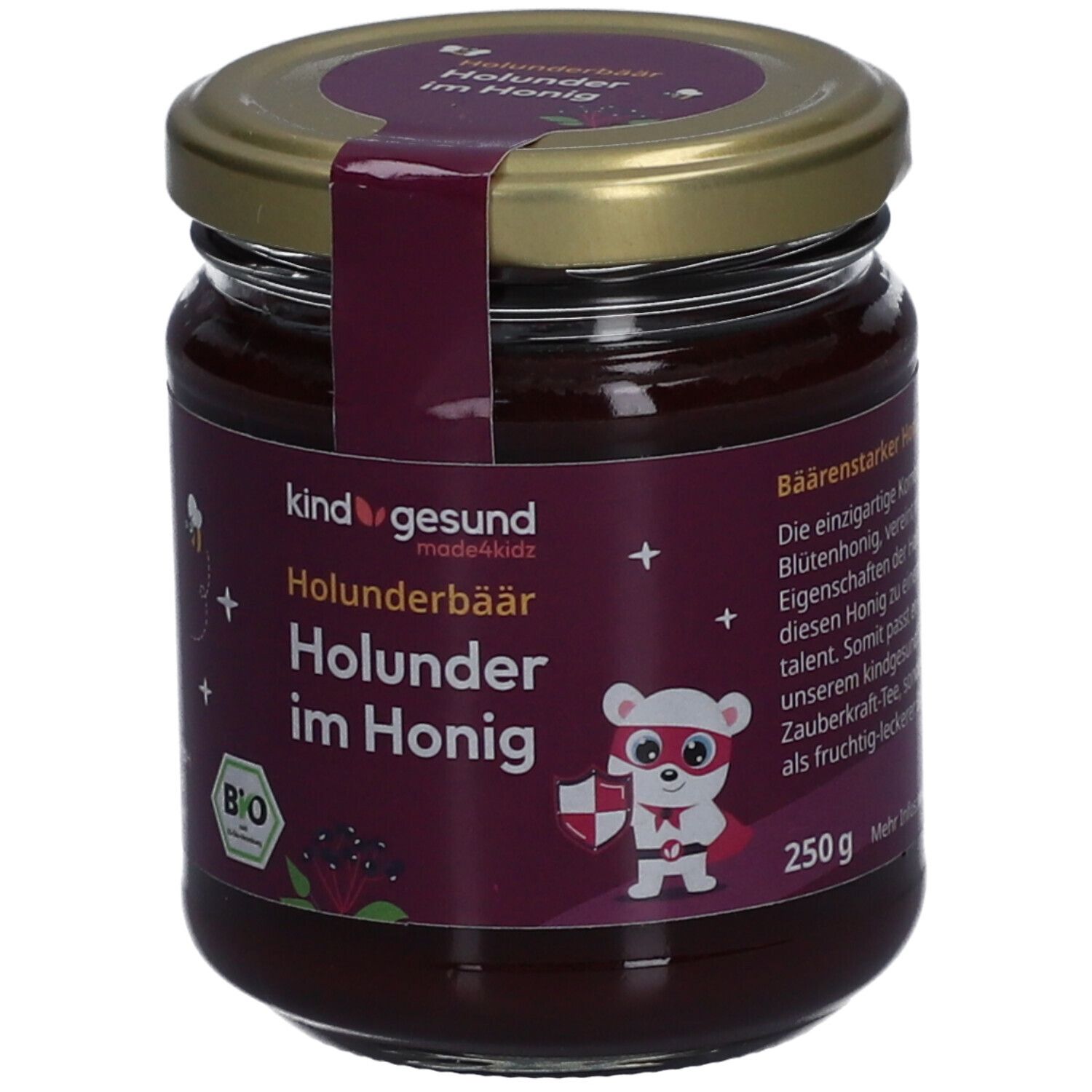 Bio-Holunder im Honig - kindgesund®