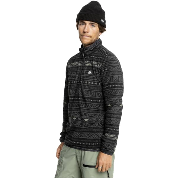 Sweat polaire QUIKSILVER AKER HZ FLEECE TRIBAL HERITAGE LAYER TRIBAL HERITAGE LAYER BLACK