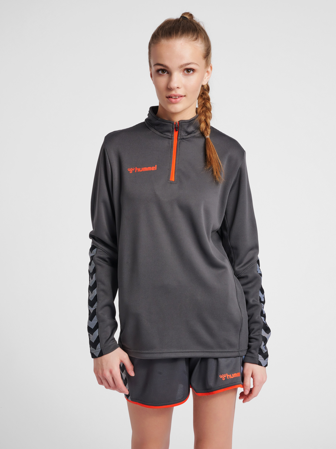 hmlAUTHENTIC HALF ZIP SWEATSHIRT WOMAN