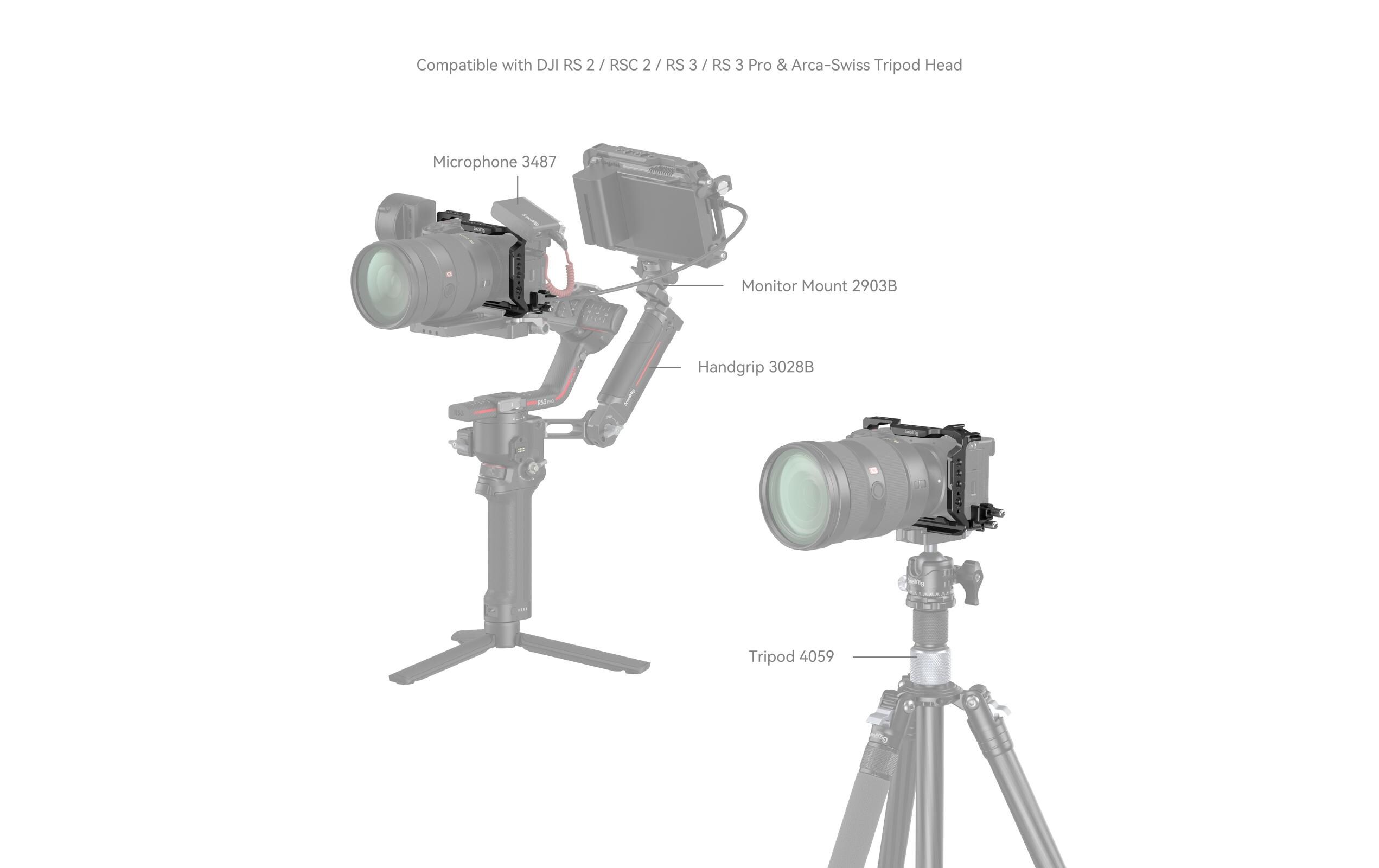 Cage Sony Alpha 6700 KitKamerakäfig zum Schutz der Kamera und zur Befestigung von Zubehör