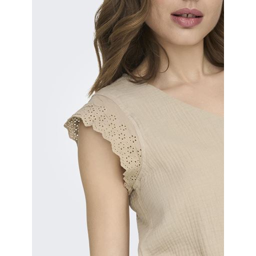 ONLY Thyra Top, Oxford Tan, M