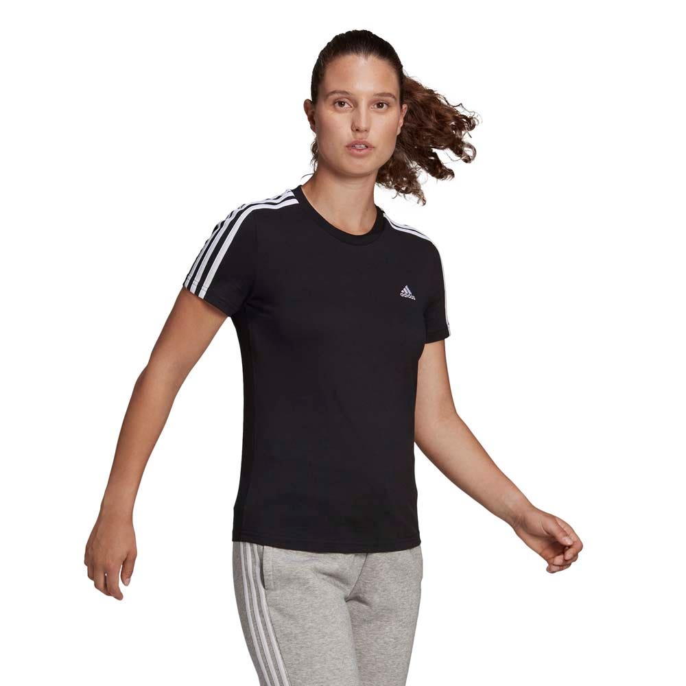 adidas  Essentials Slim 3-Stripes Shirt