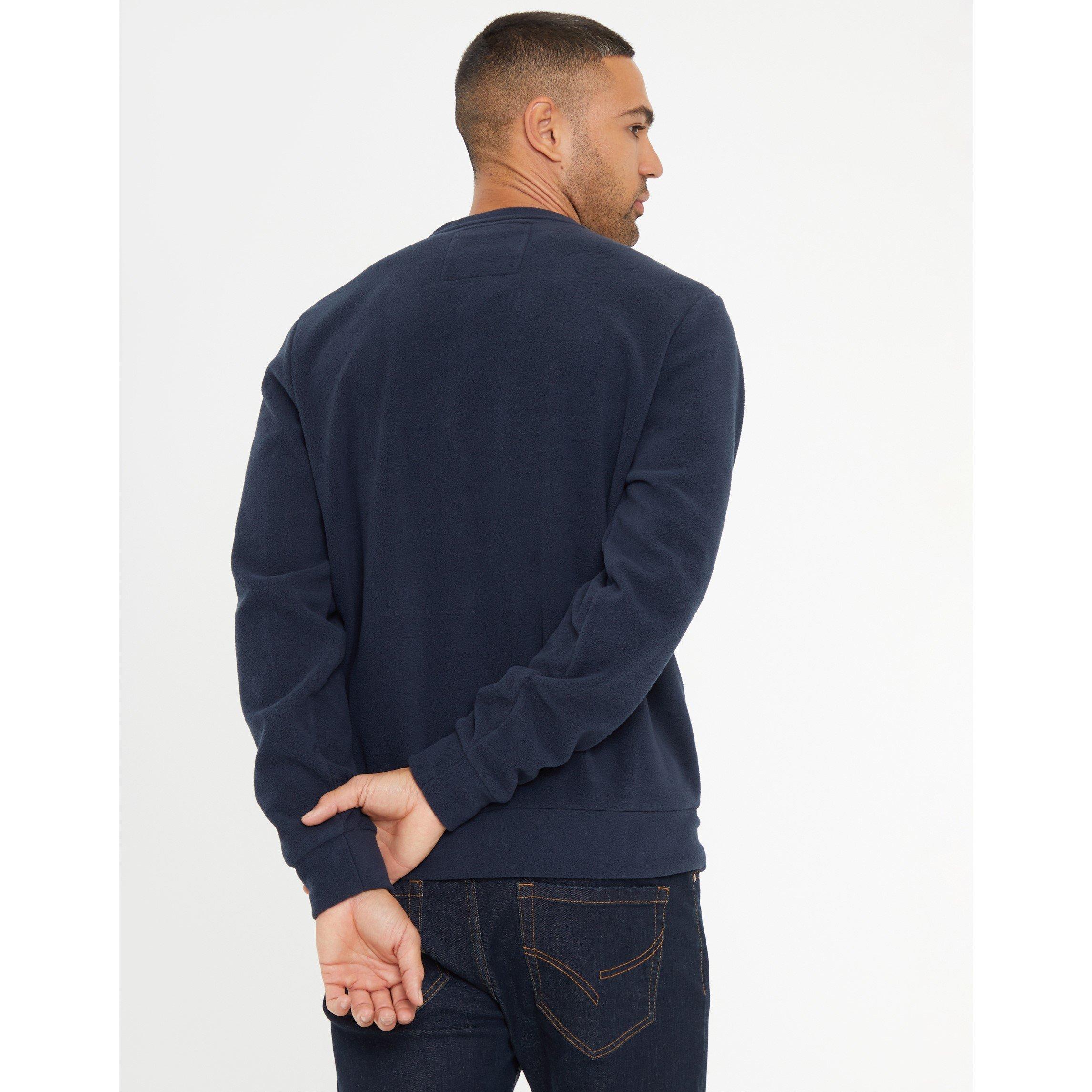 Threadbare TB Fleece Crew Sweater Mens