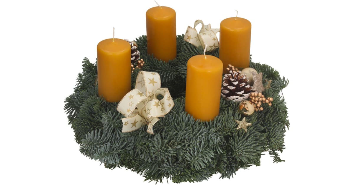 Nobilis Adventkranz groß  30cm