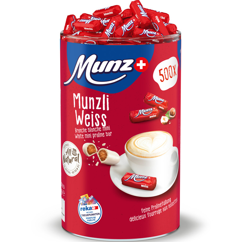 Munzli Munzli Weiss, 5 g, 500 Stück