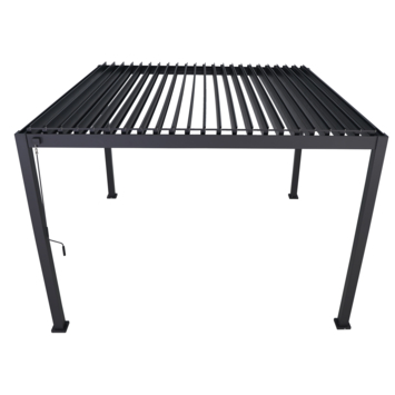 Pergola Deluxe Antraciet 3,6x3,6m
