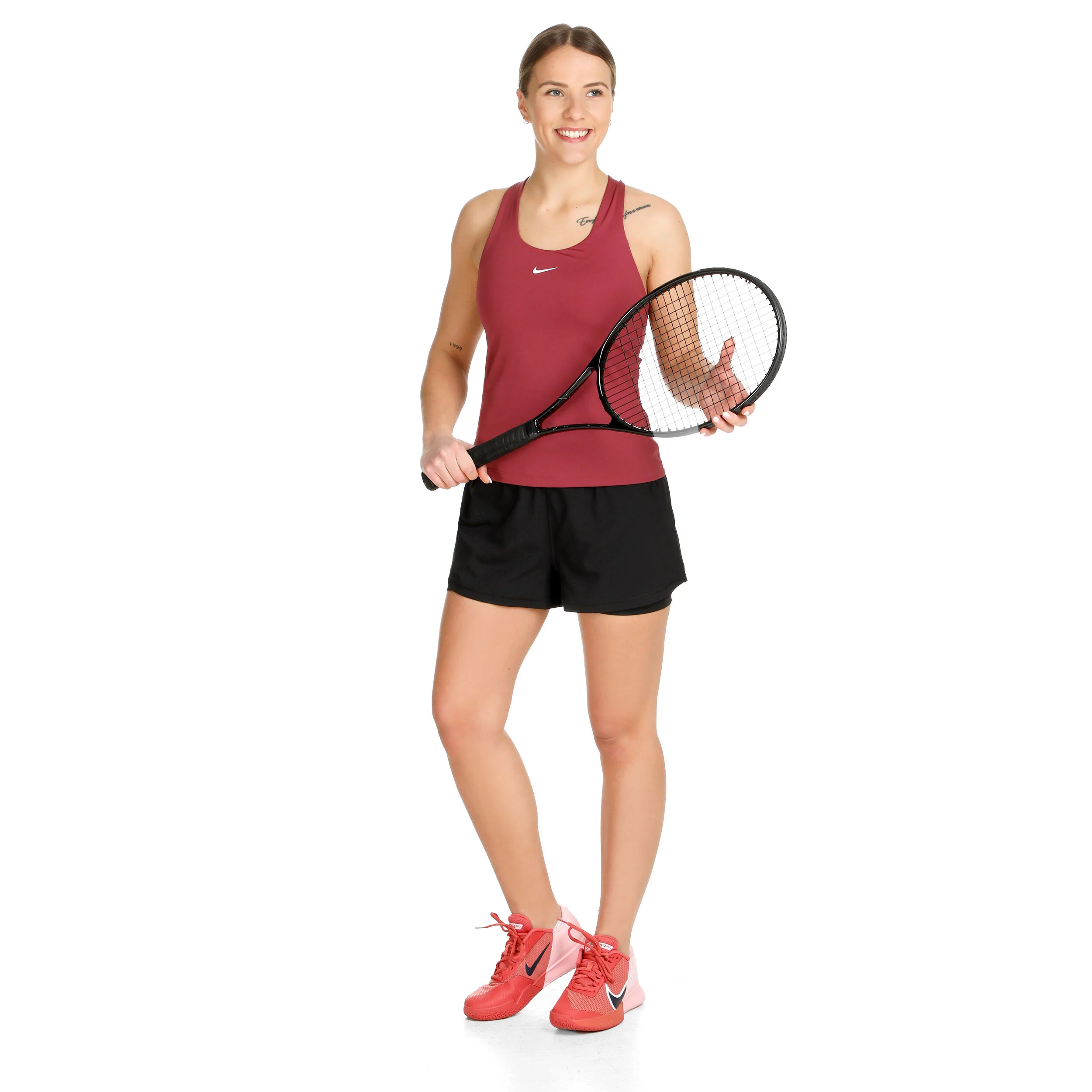 Nike Dri-Fit Advantage Court Shorts Femmes - Noir