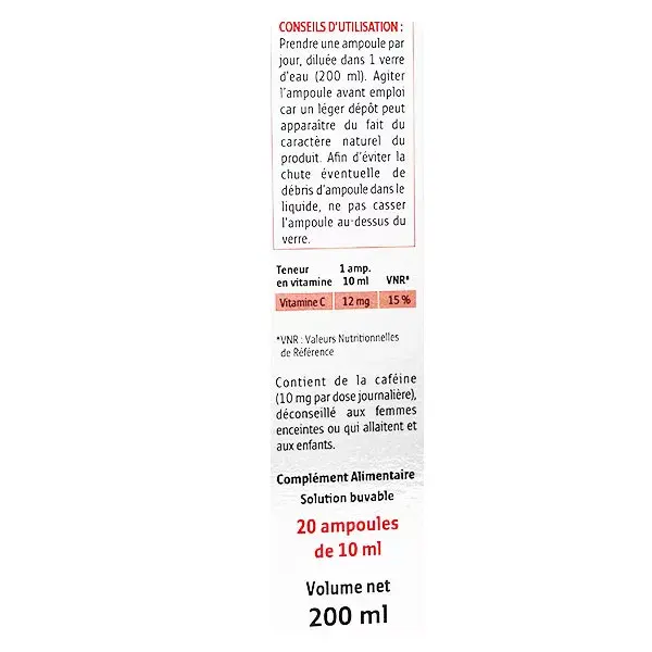 Forté Pharma Vitality 4G Defenses 20 ampolas
