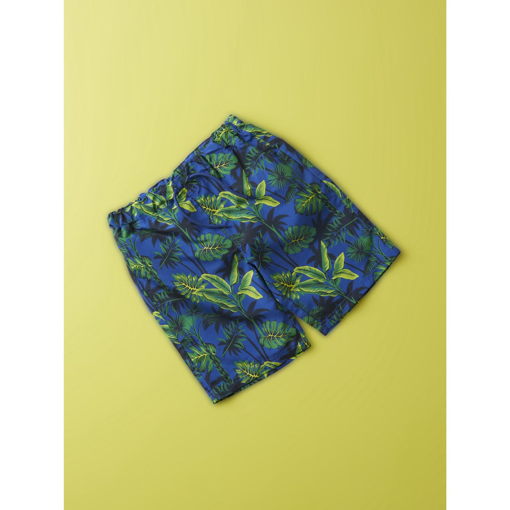 Køb Name it Surf the Web Palm Zorro Badeshorts | Luksusbaby