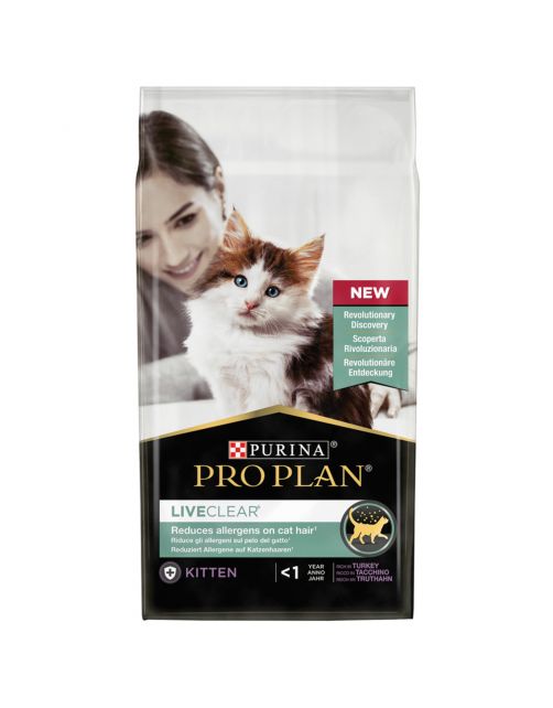 Pro Plan Cat Liveclear - Kitten-Kattenvoer - Kalkoen 1.4 kg