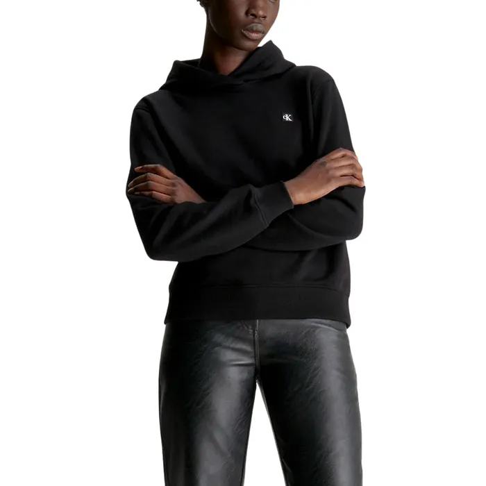 Calvin Klein Embroidered Badge Hoodie Dames