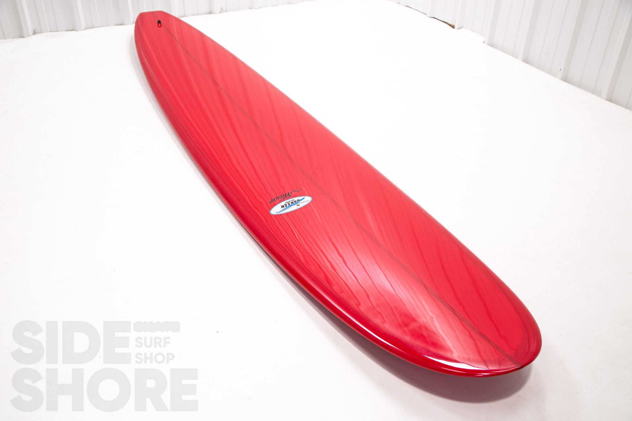 Hansen Surfboards Master - Tint Red   Polish - 9'6 x 22 5/8