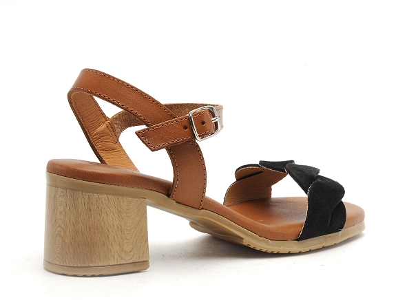 Eva frutos nu pieds talons femme 3439 noir