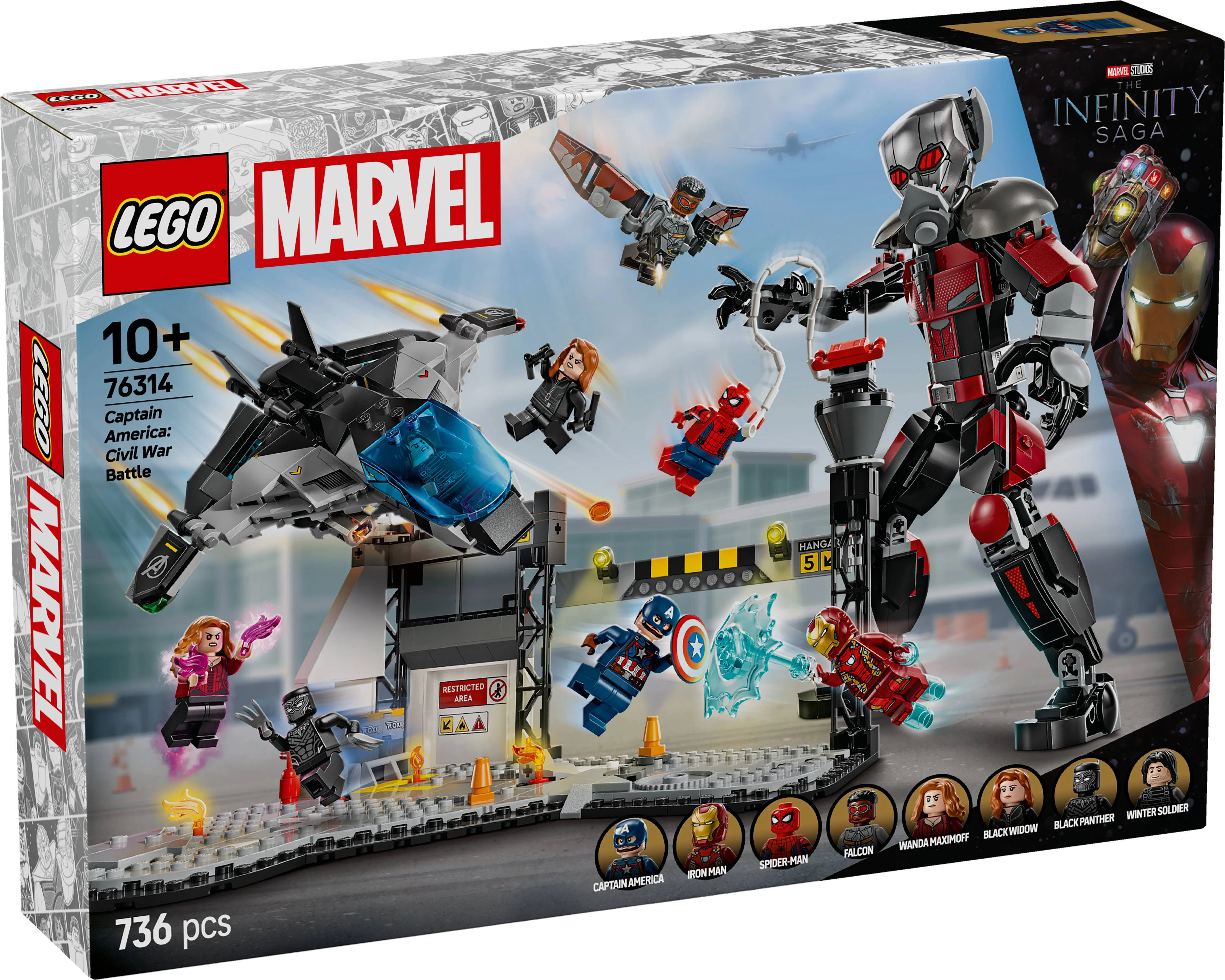 LEGO Marvel Captain America: Civil War actiescène 76314