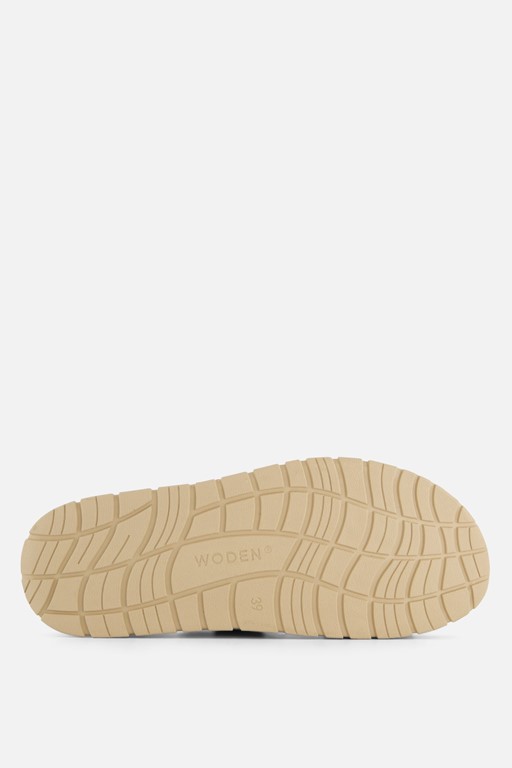Woden Lisa Sandalen oranje Leer