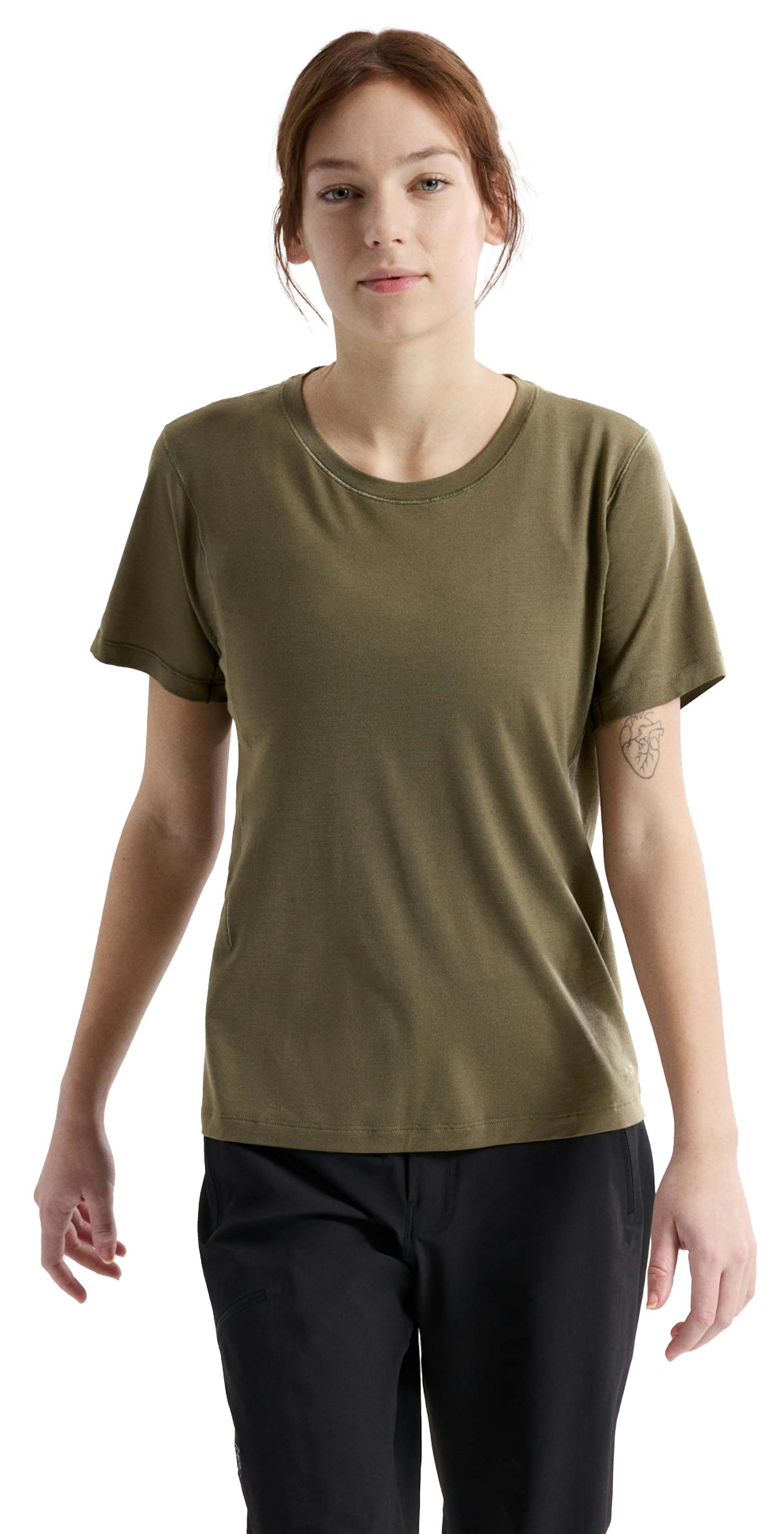 Lana Merino Wool Crew SS Dame Tatsu