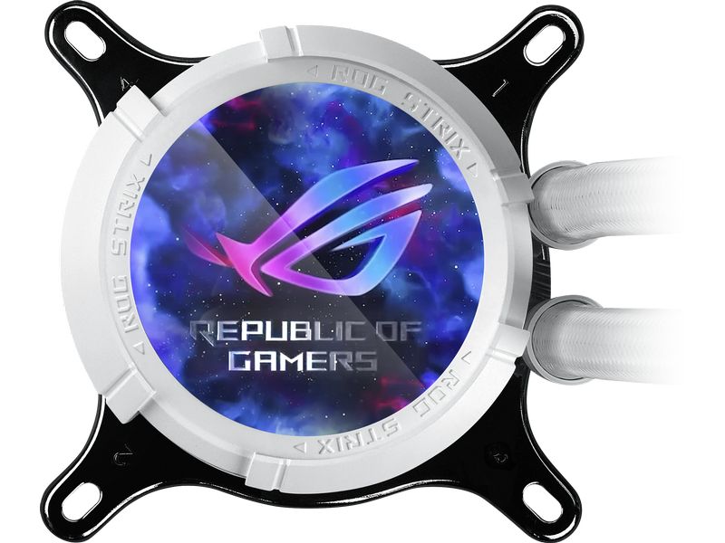 ASUS ROG Wasserkühlung ROG Strix LC III 360 ARGB White Edit All-in-One Flüssig-CPU-Wasserkühlung mit 2.1 Zoll IPS-LCD Display
