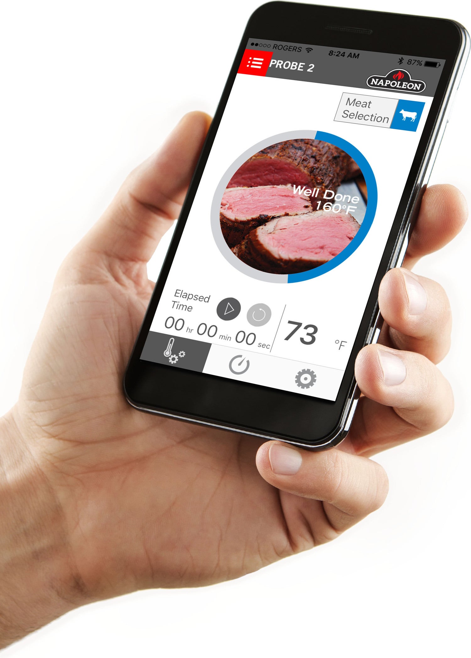 Napoleon bluetooth vleesthermometer