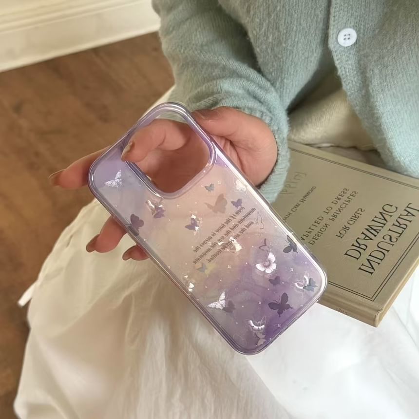 Rockit - Vlinder telefoonhoesje - iPhone 16 Pro Max / 16 Pro / 16 Plus / 16