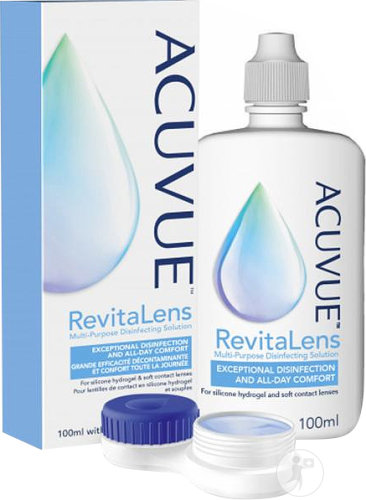 Acuvue RevitaLens Solution Désinfectante Pour Lentilles De Contact En Silicone Hydrogel 100ml