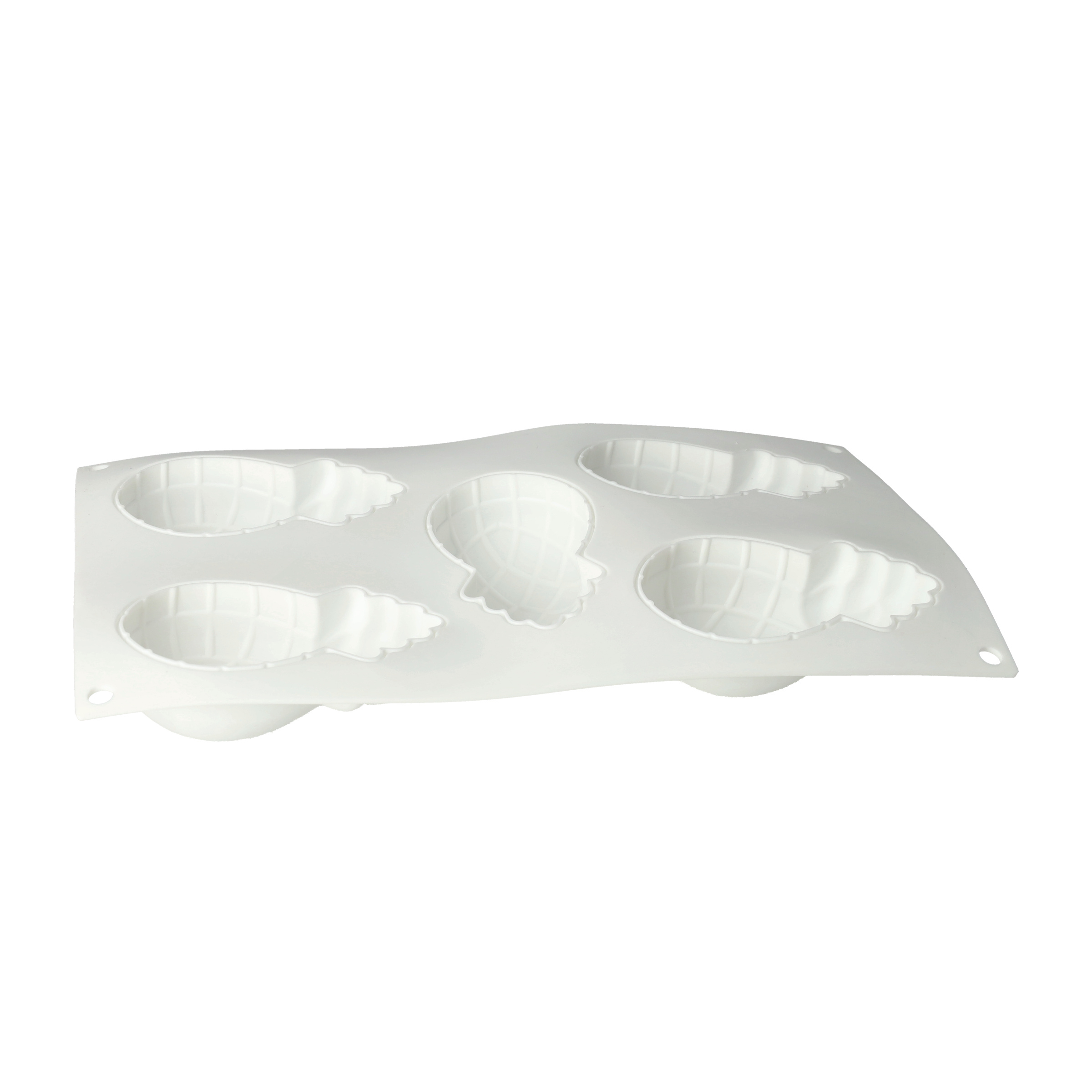(5-fach) Silikon Trend Früchte Kuchen Form DIY Gussform für Virale Frucht Desserts - Ananas