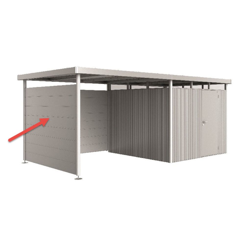 SIDEVEGG BIOHORT HIGHLINE METALLIC SØLV H4