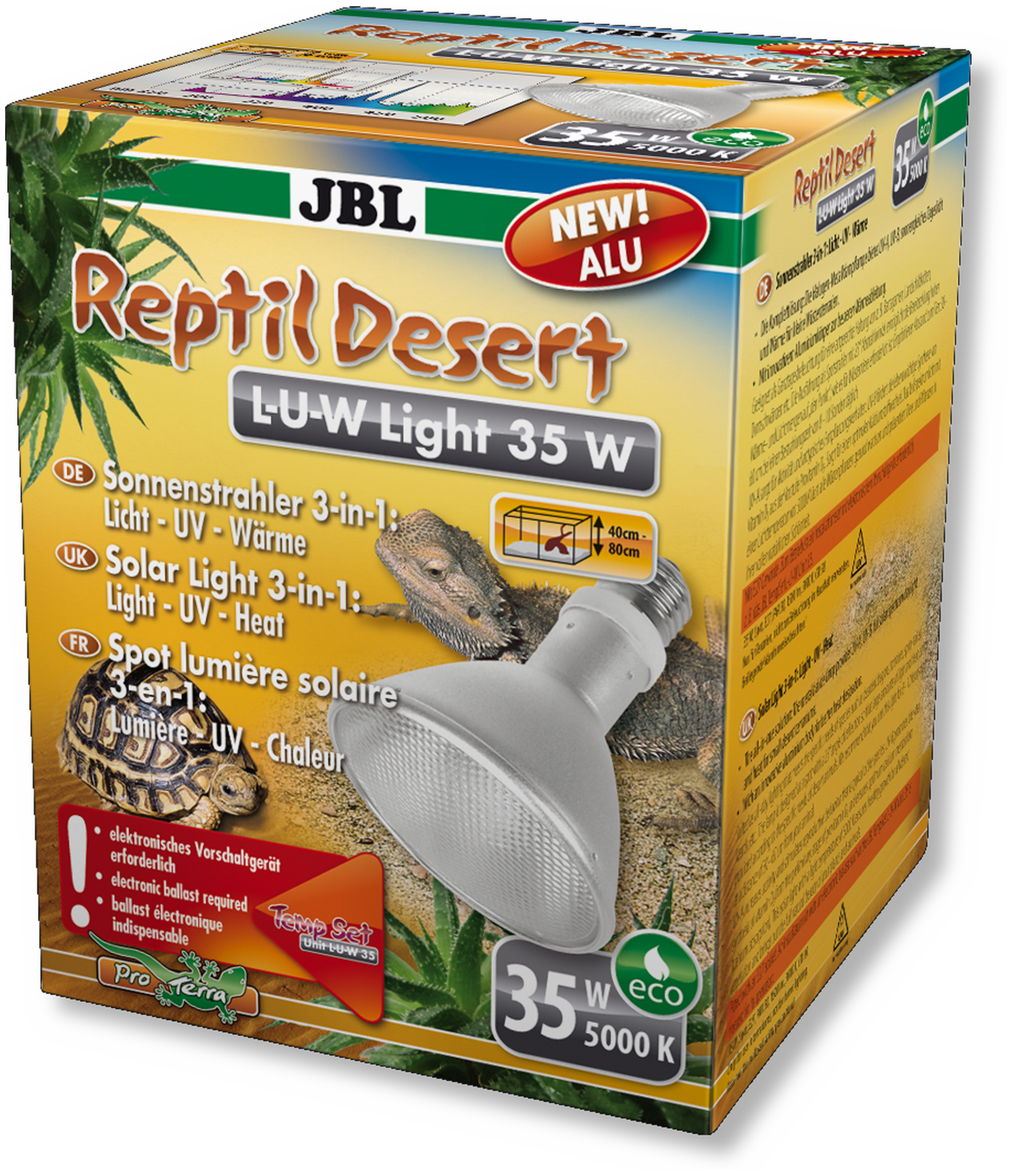 JBL ReptilDesert L-U-W Aluminium verlichting 35W