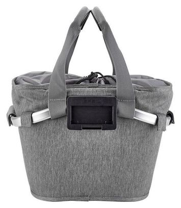 BASIL Panier à Vélo 2Day Carry All 15 Litre 28 x 37 x 25 Cm - Gris