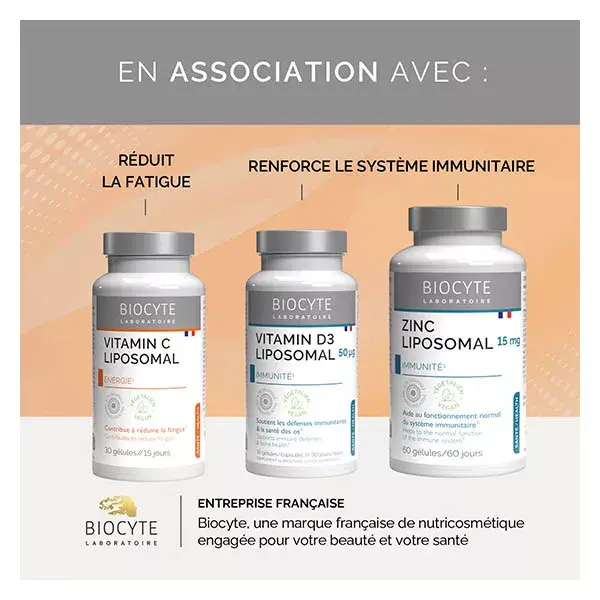 Biocyte Multivitamines Liposomal Système Immunitaire 60 Gélules