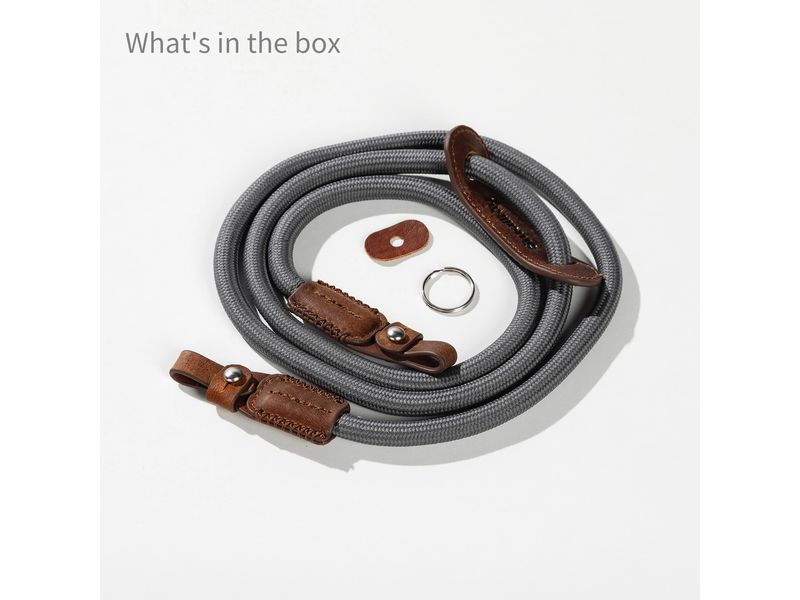 Smallrig Universal Braided Shoulder Strap Grau Kameragurt mit einer Tragkraft bis zu 10 kg