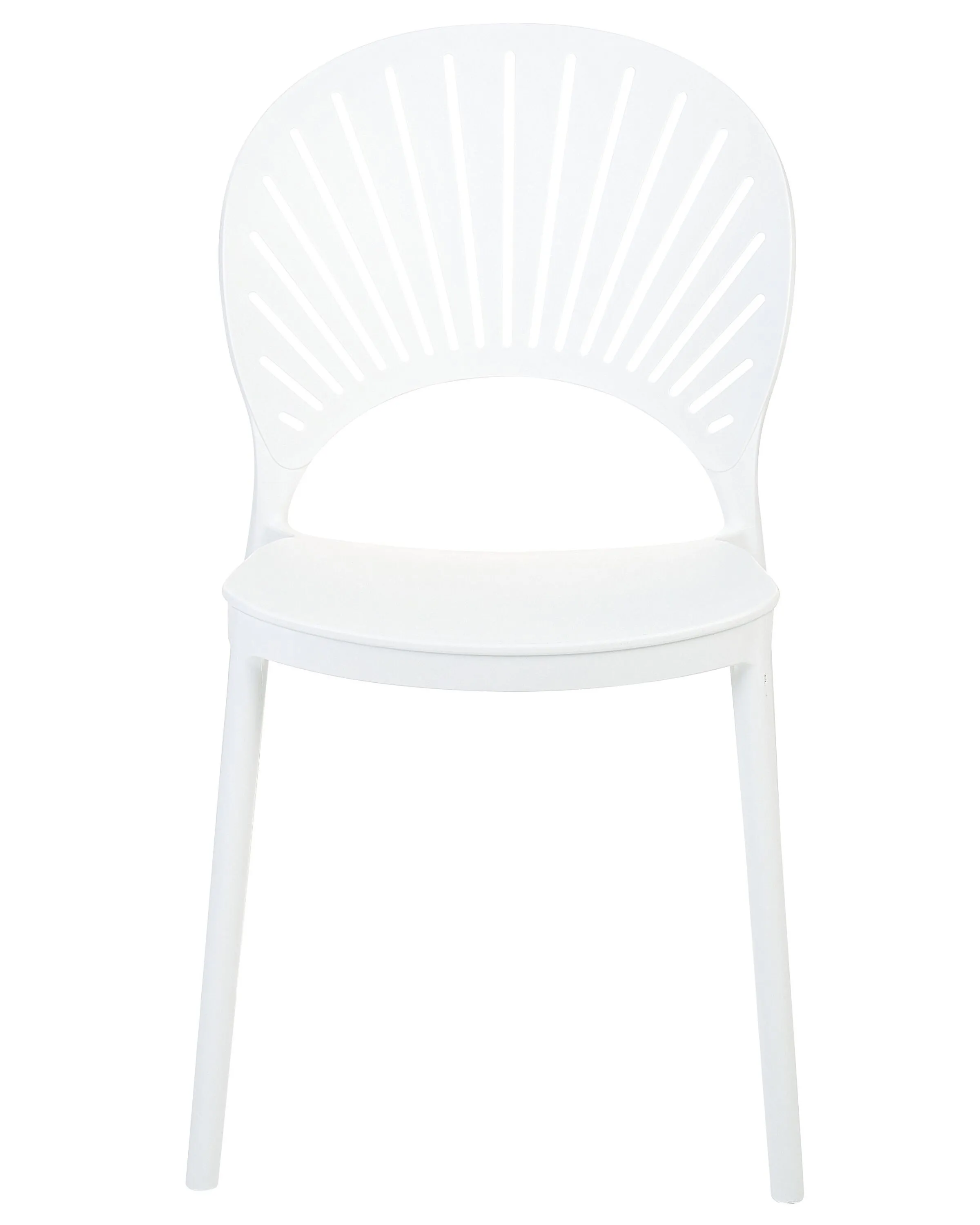 Set van 4 tuinstoelen OSTIA Wit