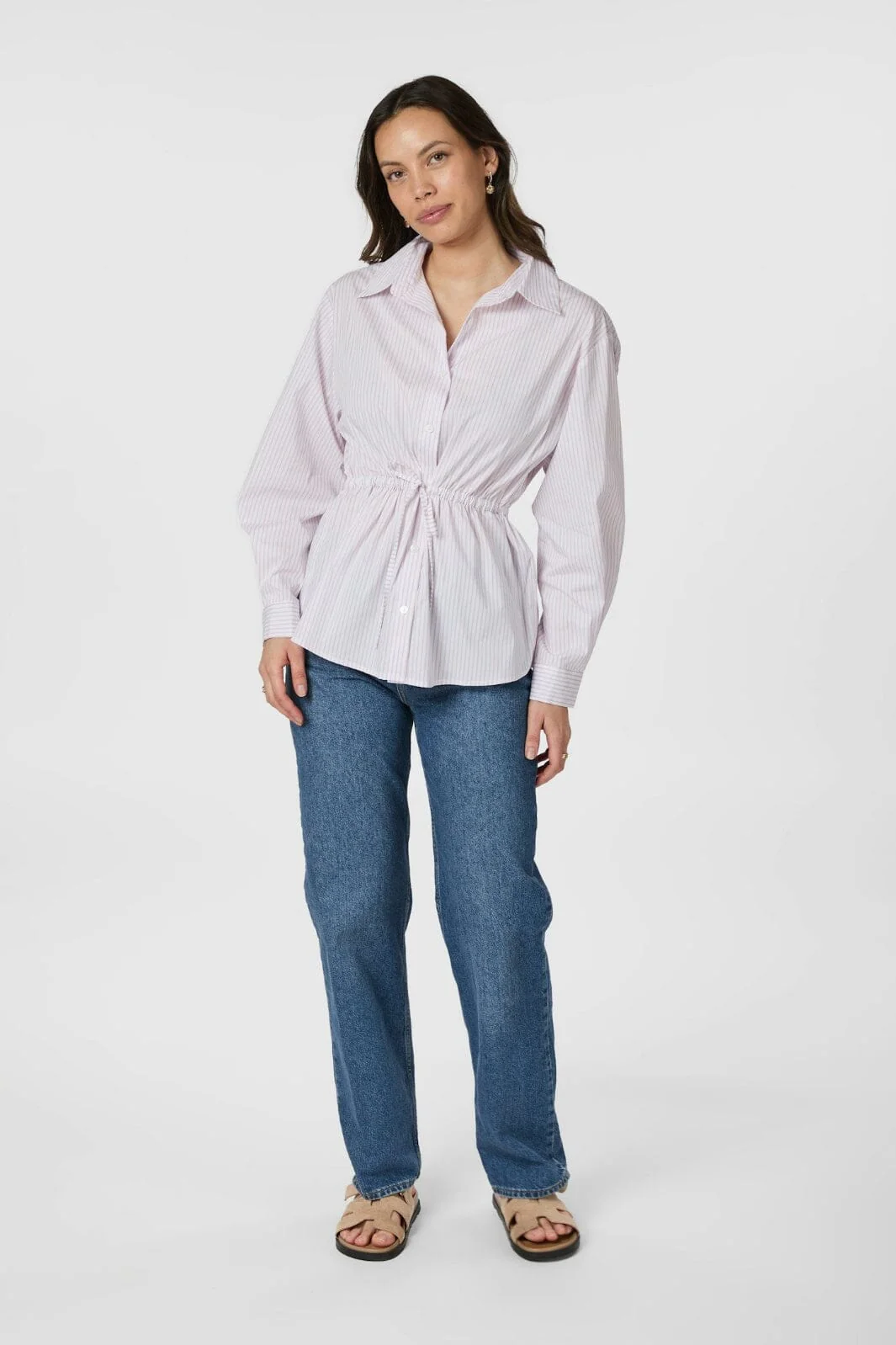 Neo Noir Solei Small Stripe Shirt 165828
