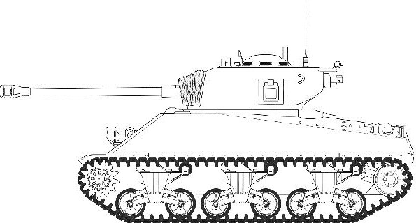 Airfix - M4A3 - 76 - W Sherman Model Tank Byggesæt - 1:35 - A1365