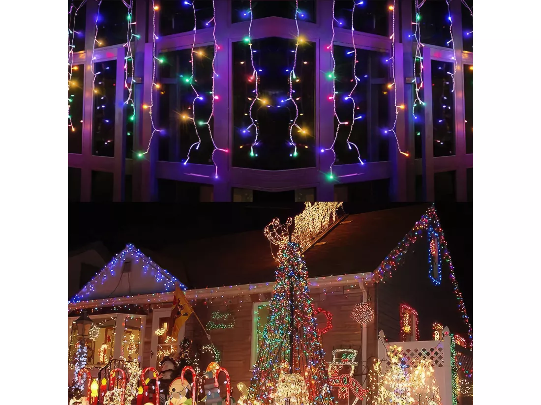 100M 600 LED Guirlande lumineuse Carnaval Mariage Extérieur Intérieur Jardin Éclairage, Multicolore