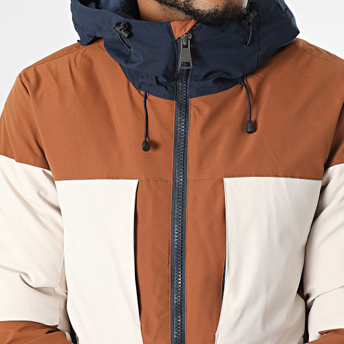 Doudoune Capuche Camel Beige