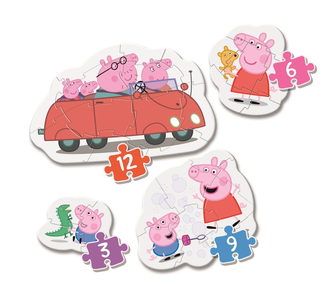 Clementoni - My first puzzle 3-6-9-12 pcs - Peppa Pig (20829)