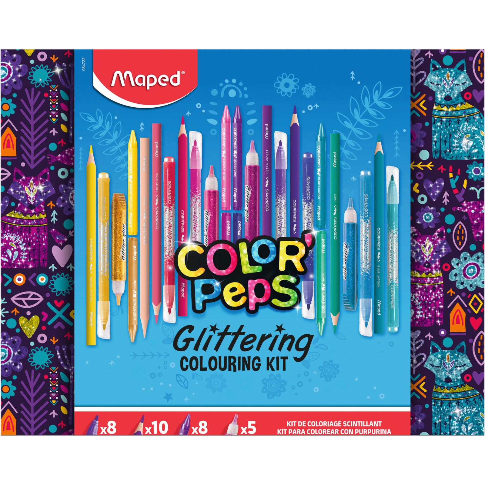 Maped Glitzer/Farben Set 31-teilig
