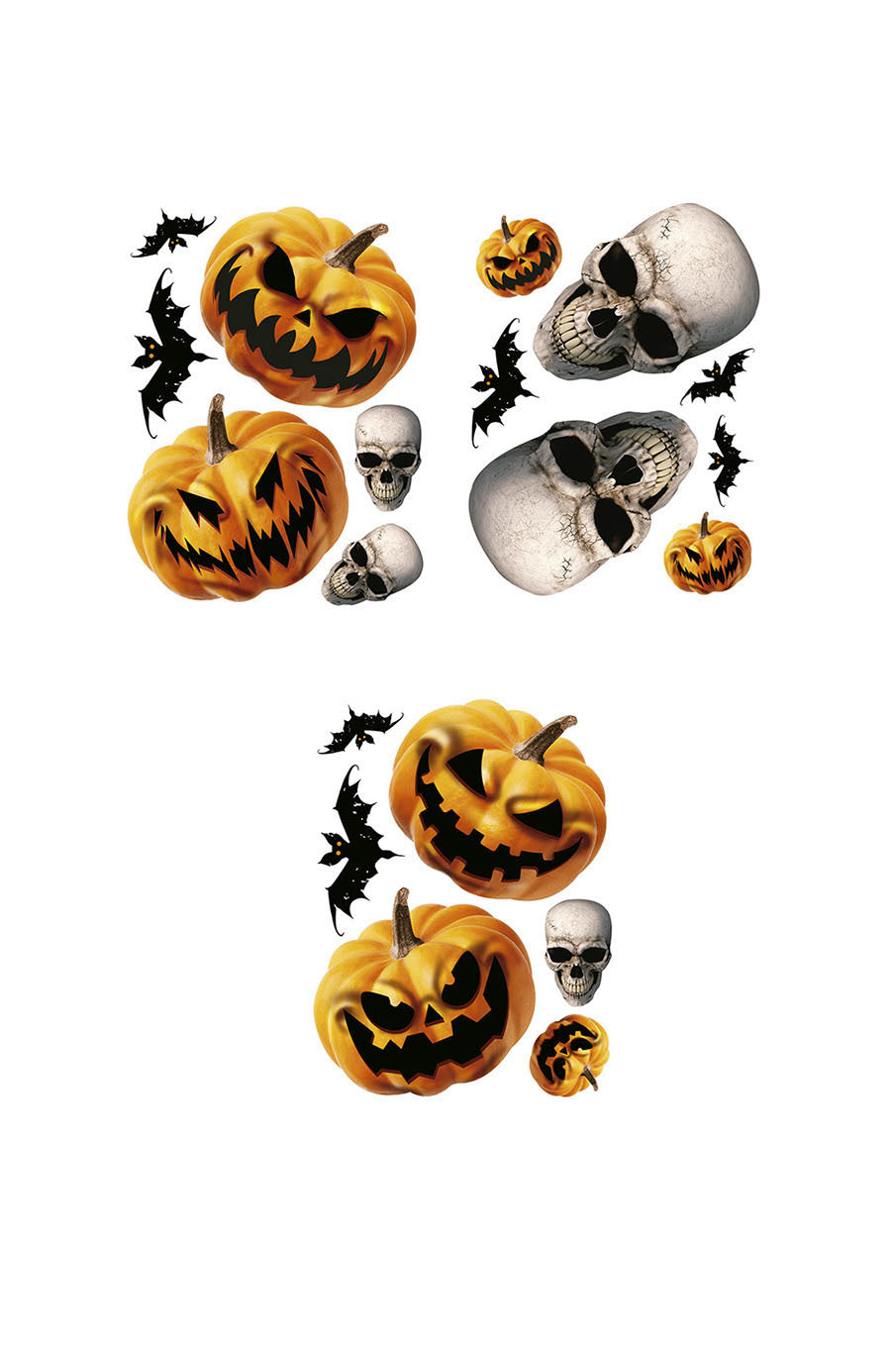 Halloween Raamdecoratie Skeletten