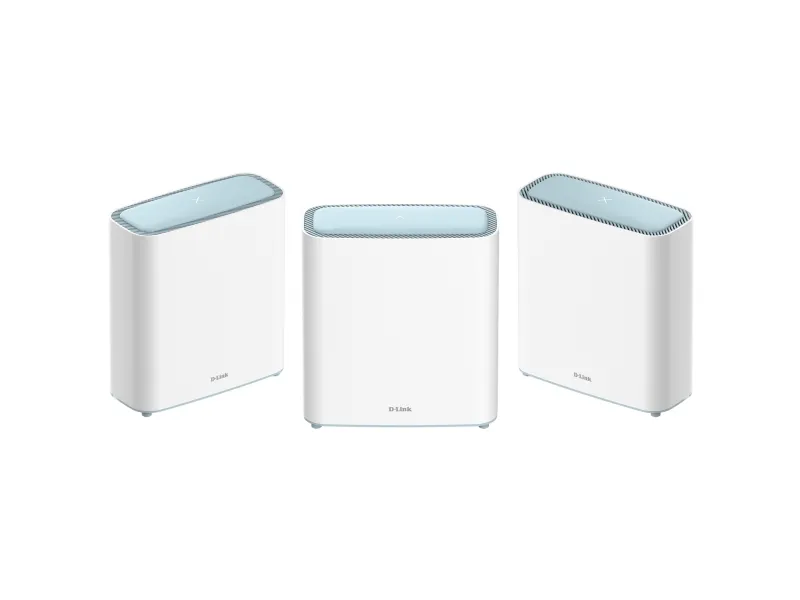 D-Link EAGLE PRO AI M32-3 - Wi-Fi-system - (3 routere) - op til 740 kvm - mesh 1GbE - Wi-Fi 6 - Dual Band