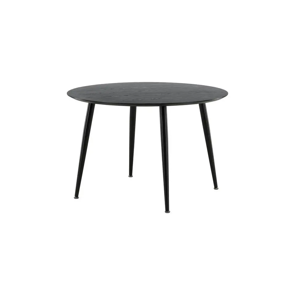 Eettafel Zwart Hout - 115x115x75cm - Dipp