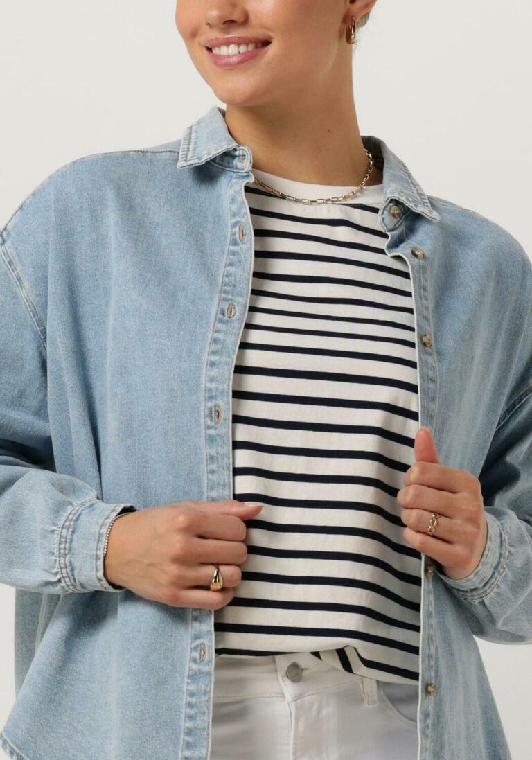 CIRCLE OF TRUST donkerblauwe circle of trust blouse nounou dnm blouse