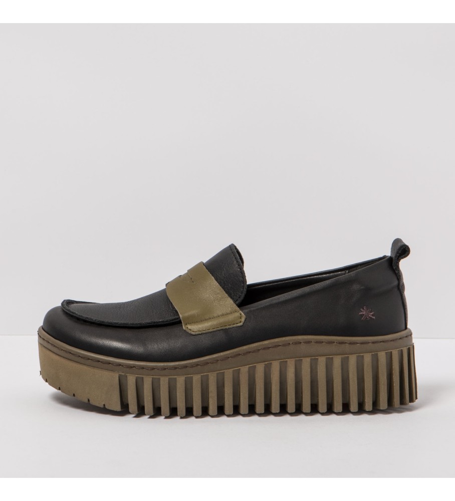 Sapatos Art Leather 1530S em couro napa preto